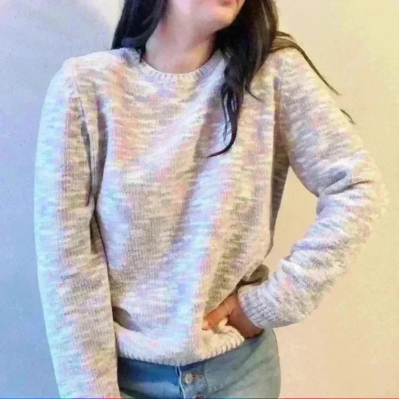 Vintage pastel multicolor‎ sweater - Picture 7 of 14